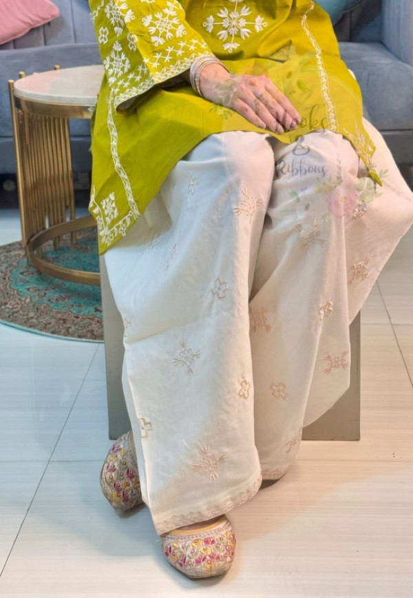 Embroidered Farshi Shalwar